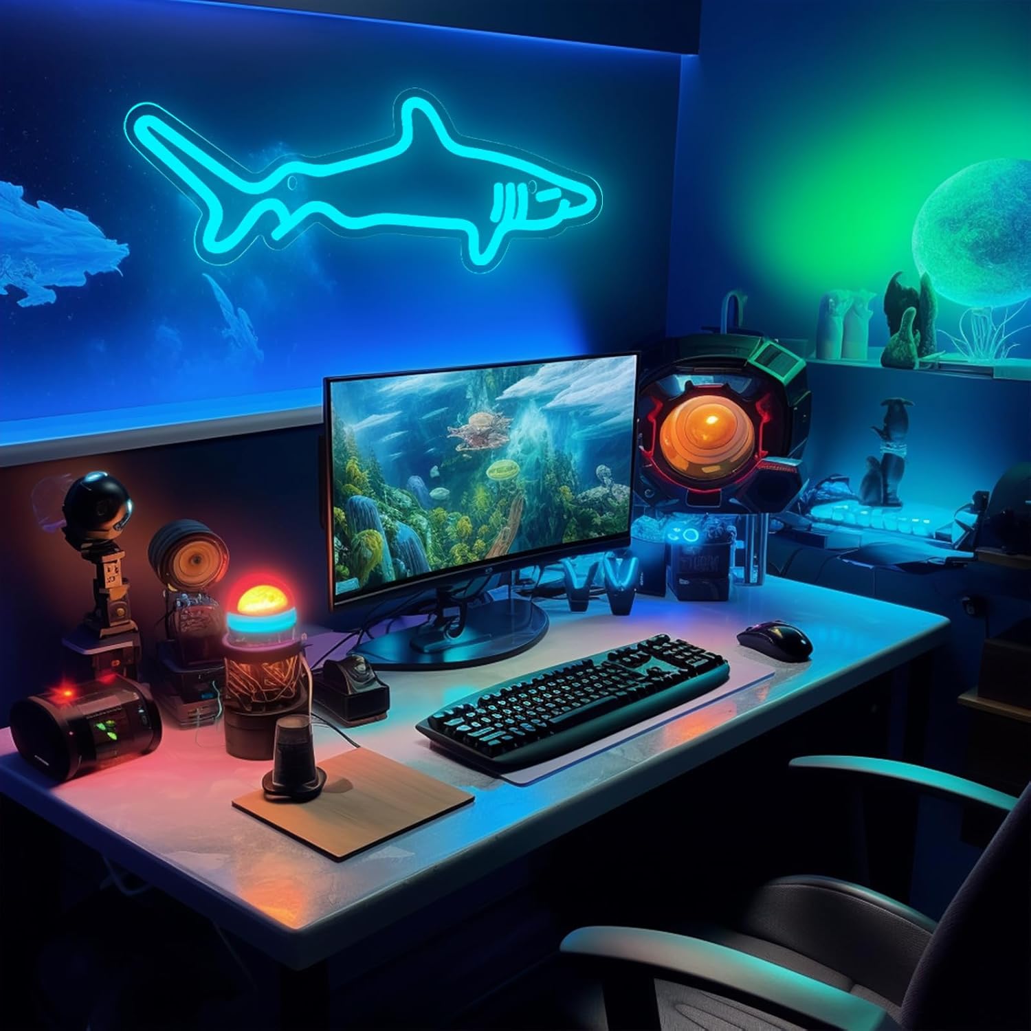 Illuminate Your Space: The Ultimate Shark Neon Sign Review!