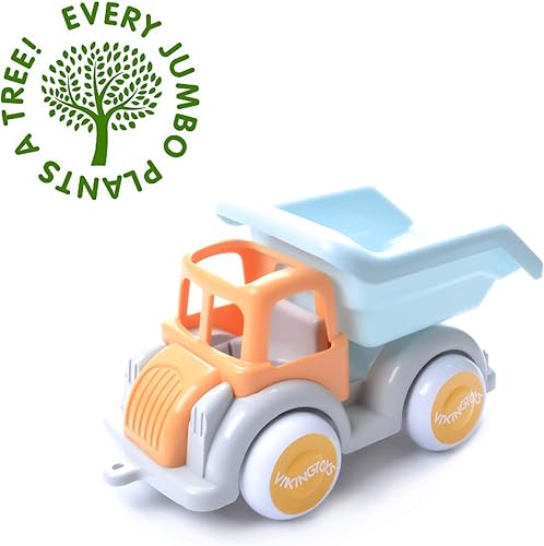 Miniatura 3 de VIKINGTOYS - Ecoline Jumbo Volquete - Vehículo de construcción de juguete, hecho de material a base de plantas sin aceite, seguro y no tóxico, para