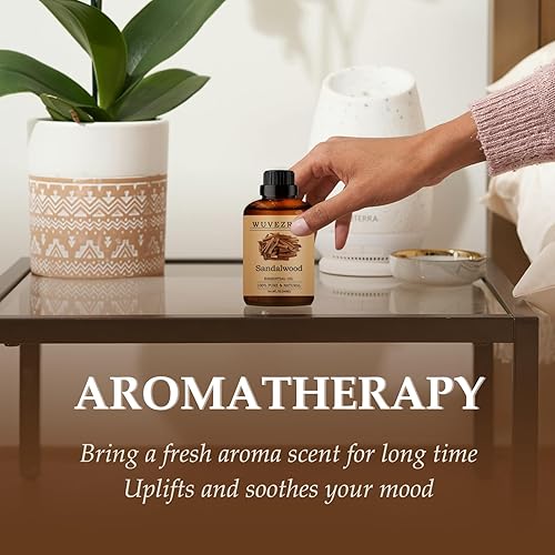 Miniatura 5 de Aceites esenciales de sándalo de 8.1 fl oz, aceite esencial puro de sándalo para difusor de aromaterapia, 8 onzas líquidas