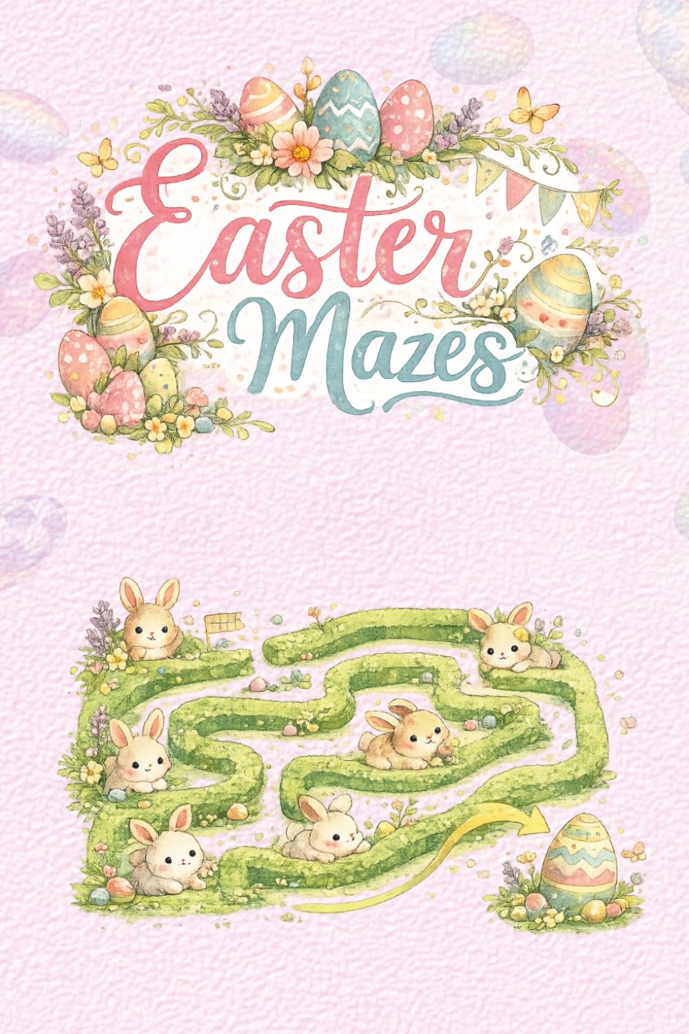 Easter Mazes Book: A Fun Easter Activity Book with 50+ Spring Mazes for Kids, Classrooms, and Easter Baskets