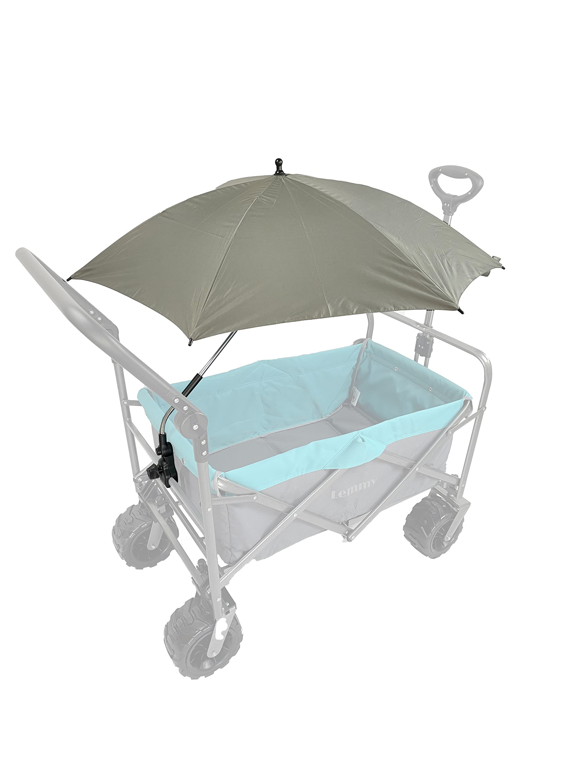 Lemmy Bollerwagen Schirm (Grau)