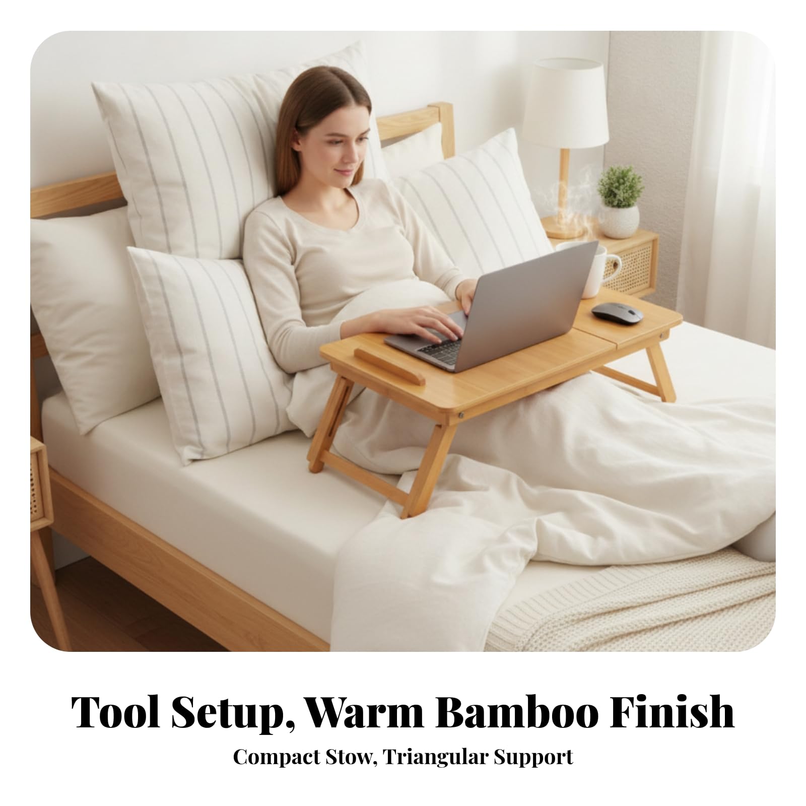 Tavolino da Letto Robusto Tavolo, 56 Cm