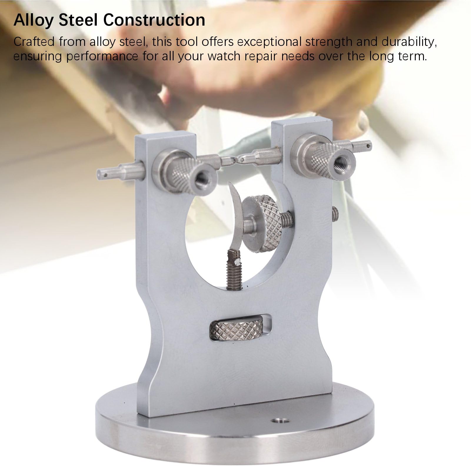 Calibrador de Corrección de Rueda de Equilibrio de Reloj, Herramienta de Alta Precisión para Relojeros, Acero de Aleación, 5cm, 1,97 Pulgadas, Diseño Compacto