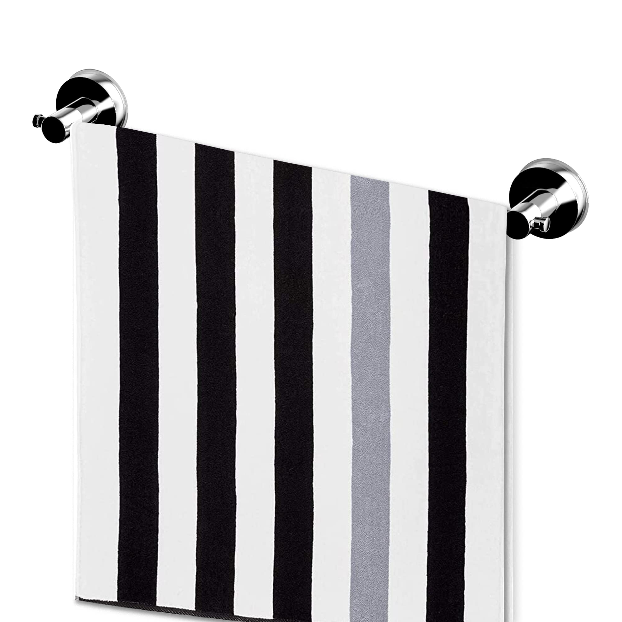 Blue Canyon Gecko Towel Rail, Shower Caddy with Quick Lock vacuum Suction Cup, No Drill and No Screws Required, Removable, Reusable and Repositionable, Stainless Steel