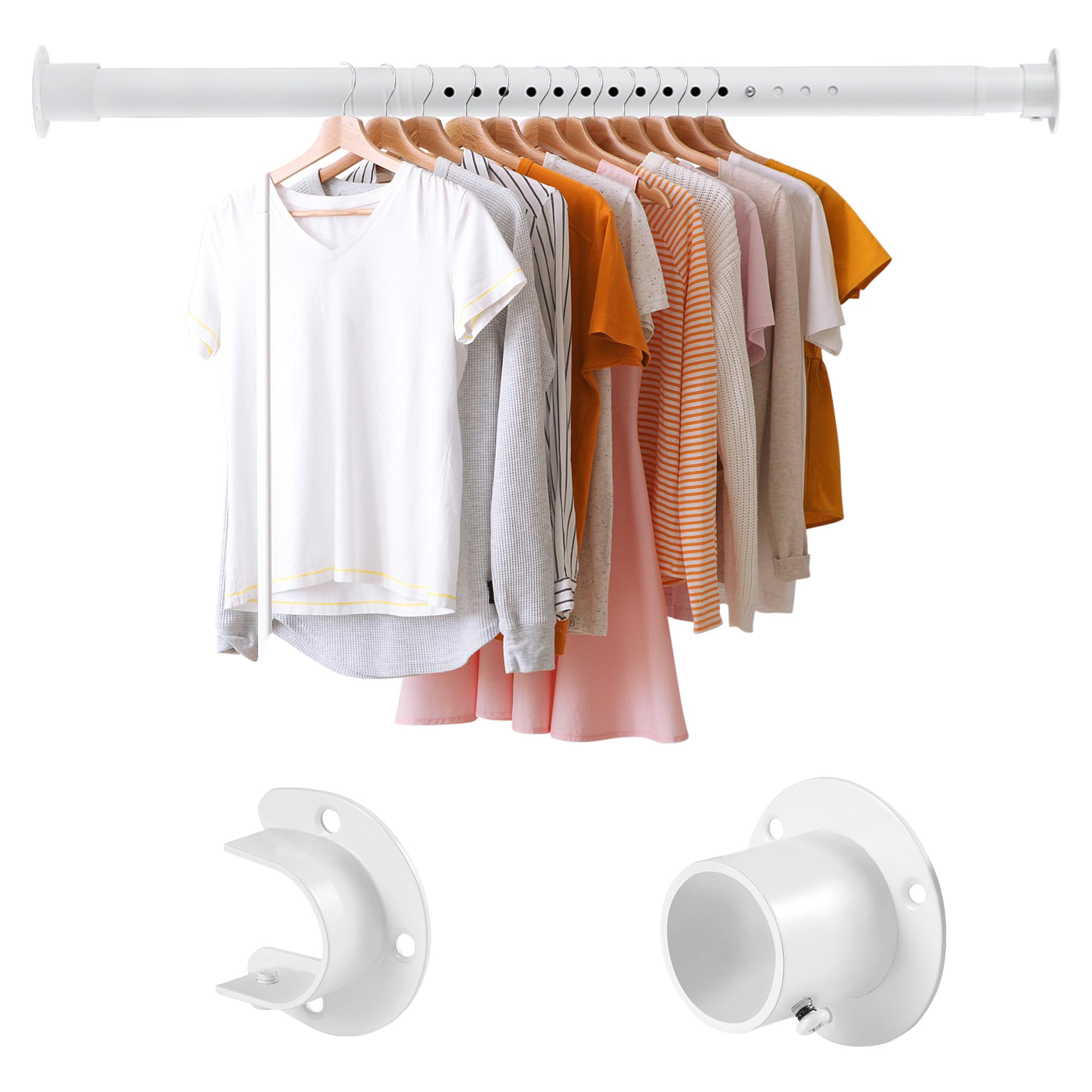 Barre de suspension robuste pour vêtements pour résoudre le manque de place