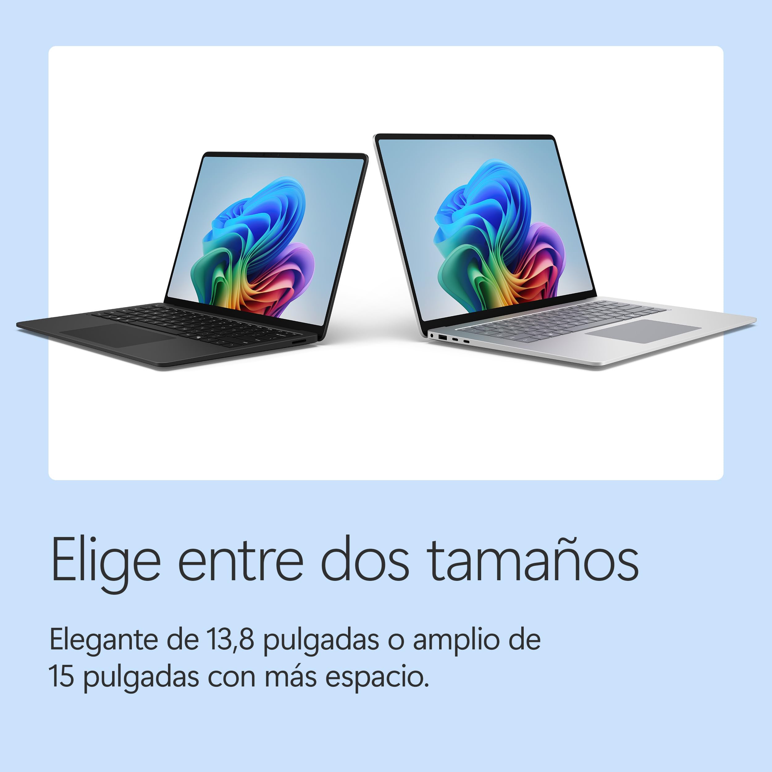Microsoft Surface Laptop | 13.8" LCD | Snapdragon X2 Plus (10 Core) | 16GB de RAM | SSD 512GB | Negro | Windows 11 Home | Último Modelo (8ª edición)
