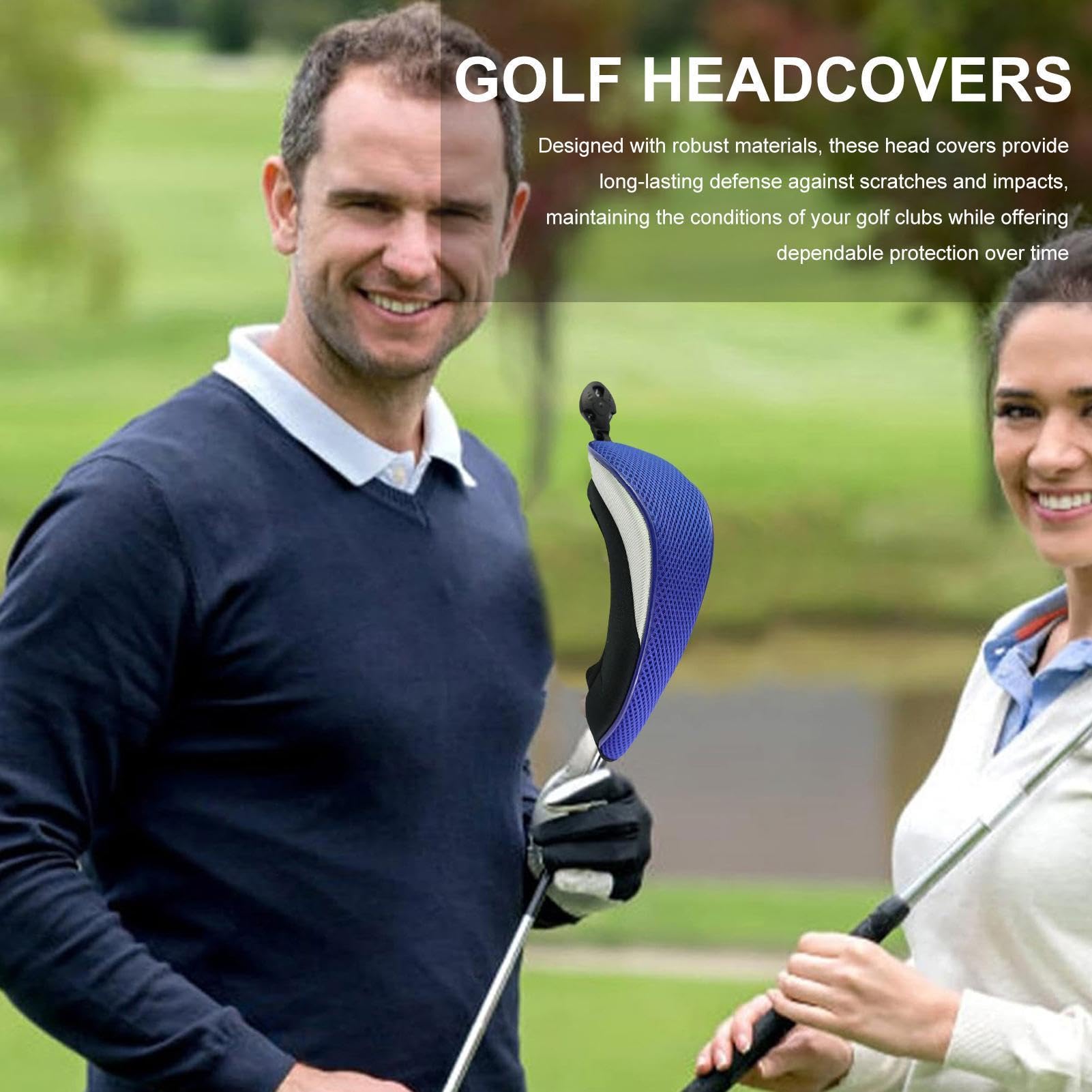 Fundas para cabeza de palo de golf, funda híbrida para cabeza | Resistente al agua, accesorios de golf protectores para almacenamiento y organización de transporte