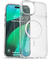 Vista 5 de ENCASED Funda de privacidad, diseñada para iPhone 15 Pro (2023), funda transparente delgada con protector de pantalla antiespía, vidrio templado 9H