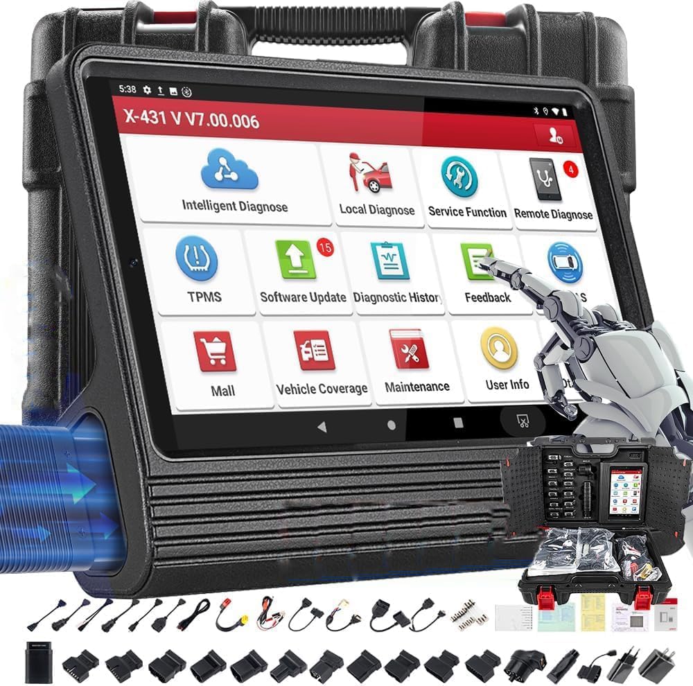 X431 Pro V5.0 Elite Bi-directional Car Diagnostic Tool,OEM Full System 2025 LAUNCH Diagnostic Tool 37+ Services, Online Coding,V.A.G Guide,AutoAuth FCA SGW,Can-FD DoIP, 2 Years Update Scanner