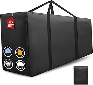 Extra Large Patio Outdoor Cushion Storage Bag Waterproof 68