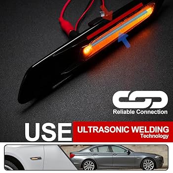 Amazon | Mingrui test 2個 アンバー F10 LED ダイナミック