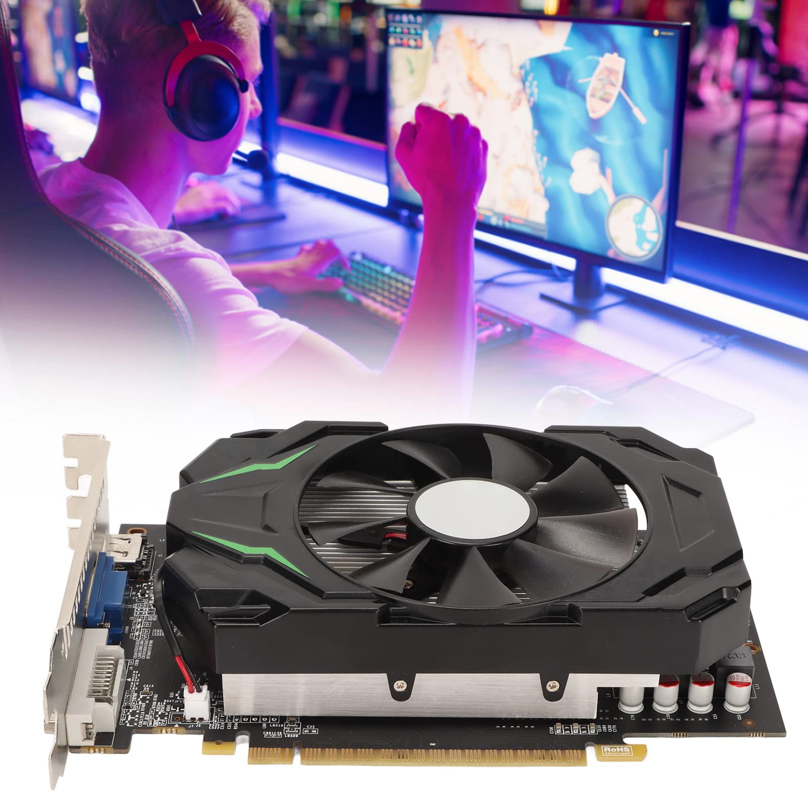 Scheda Grafica a 128 bit per Giochi Mainstream, Scheda Grafica 2G GTS450, Prestazioni Stabili, Scheda Grafica per Giochi GDDR5 a Basso Rumore, Scelta Ideale per Gli Appassionati di Giochi