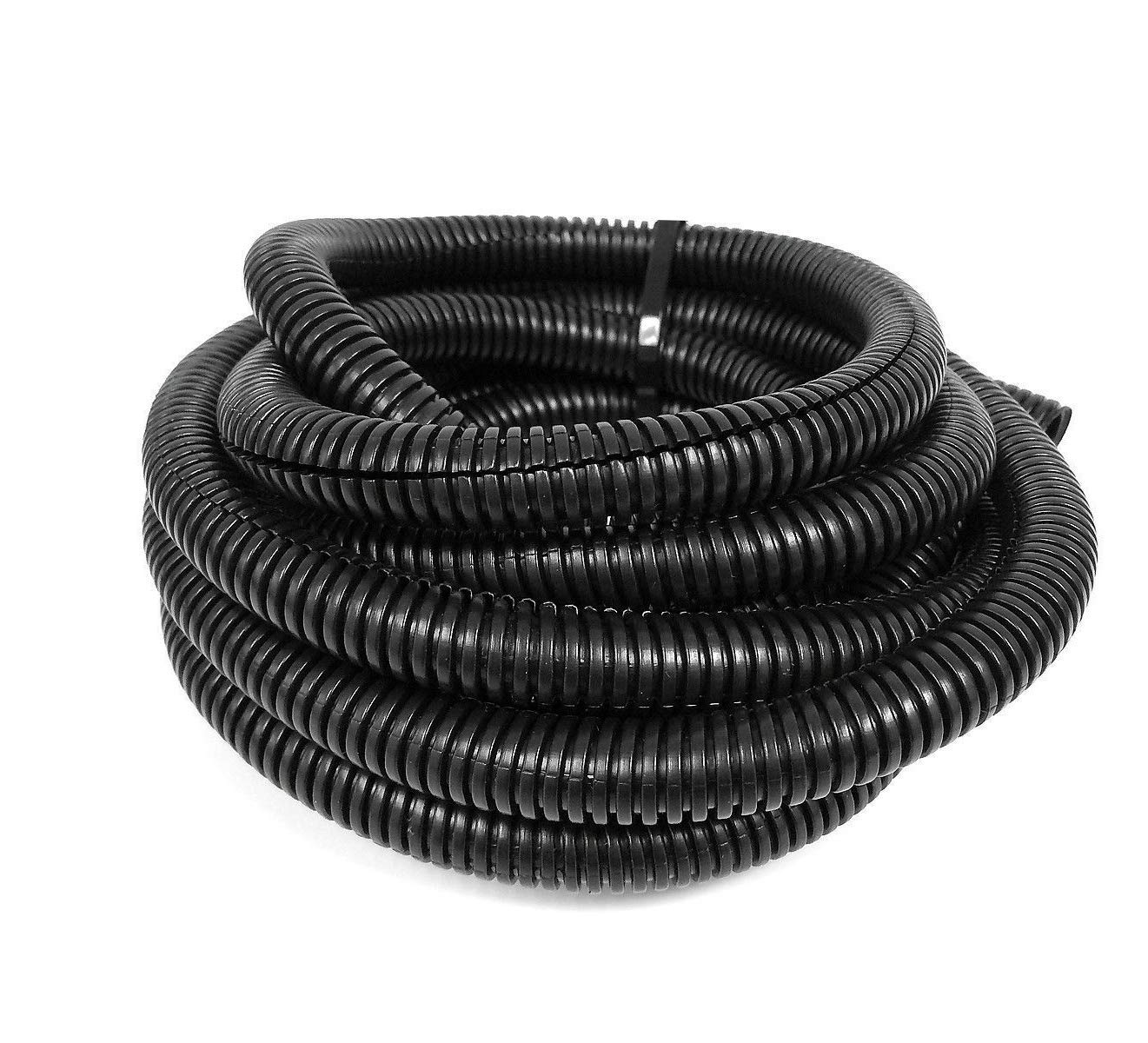 Roline Tubo In Tessuto PVC Per Fascio Di Cavi, Nero, 2,5 M - Foto 3