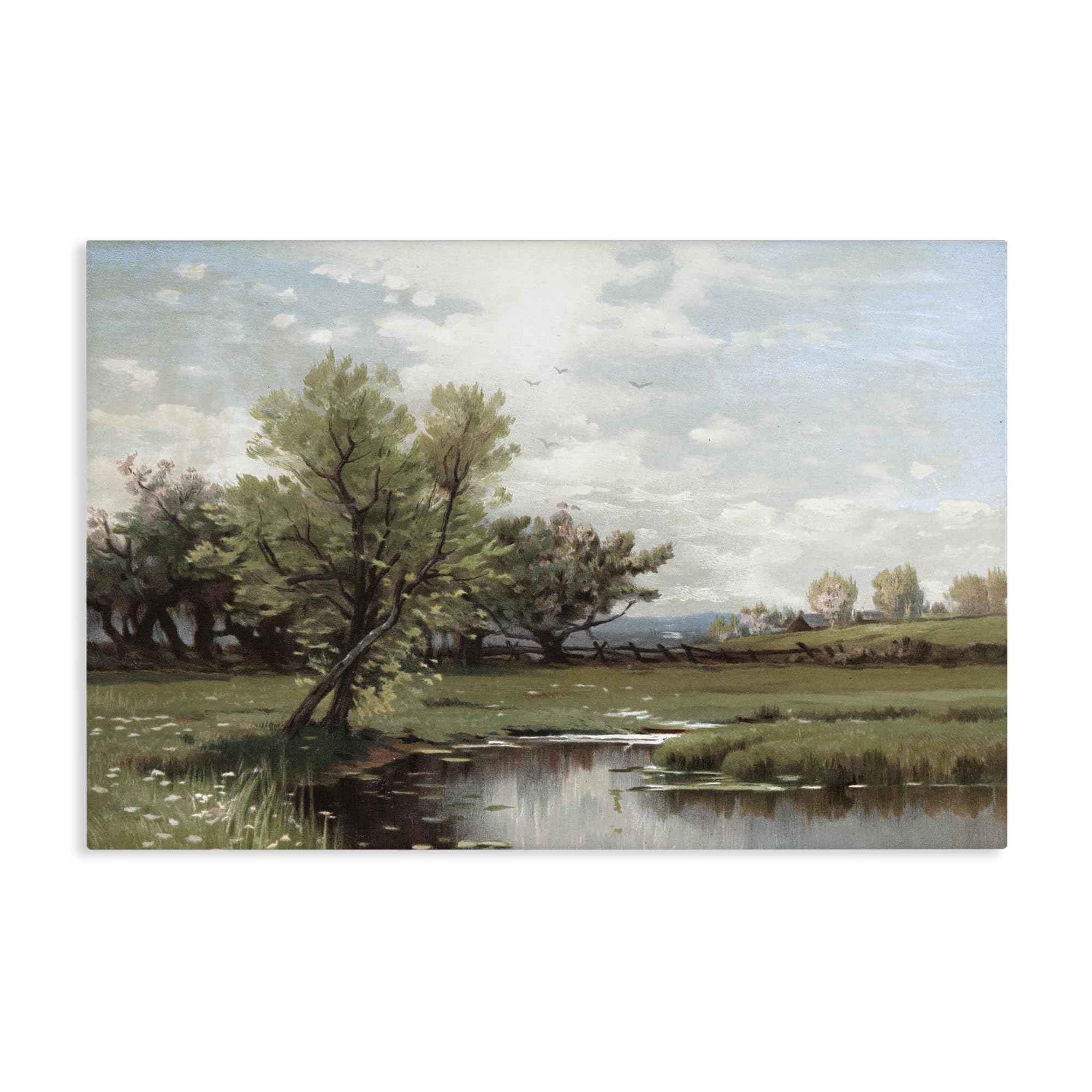 Stupell Industries Unframed 'Ecstatic Spring Landscape'| Canvas Art
