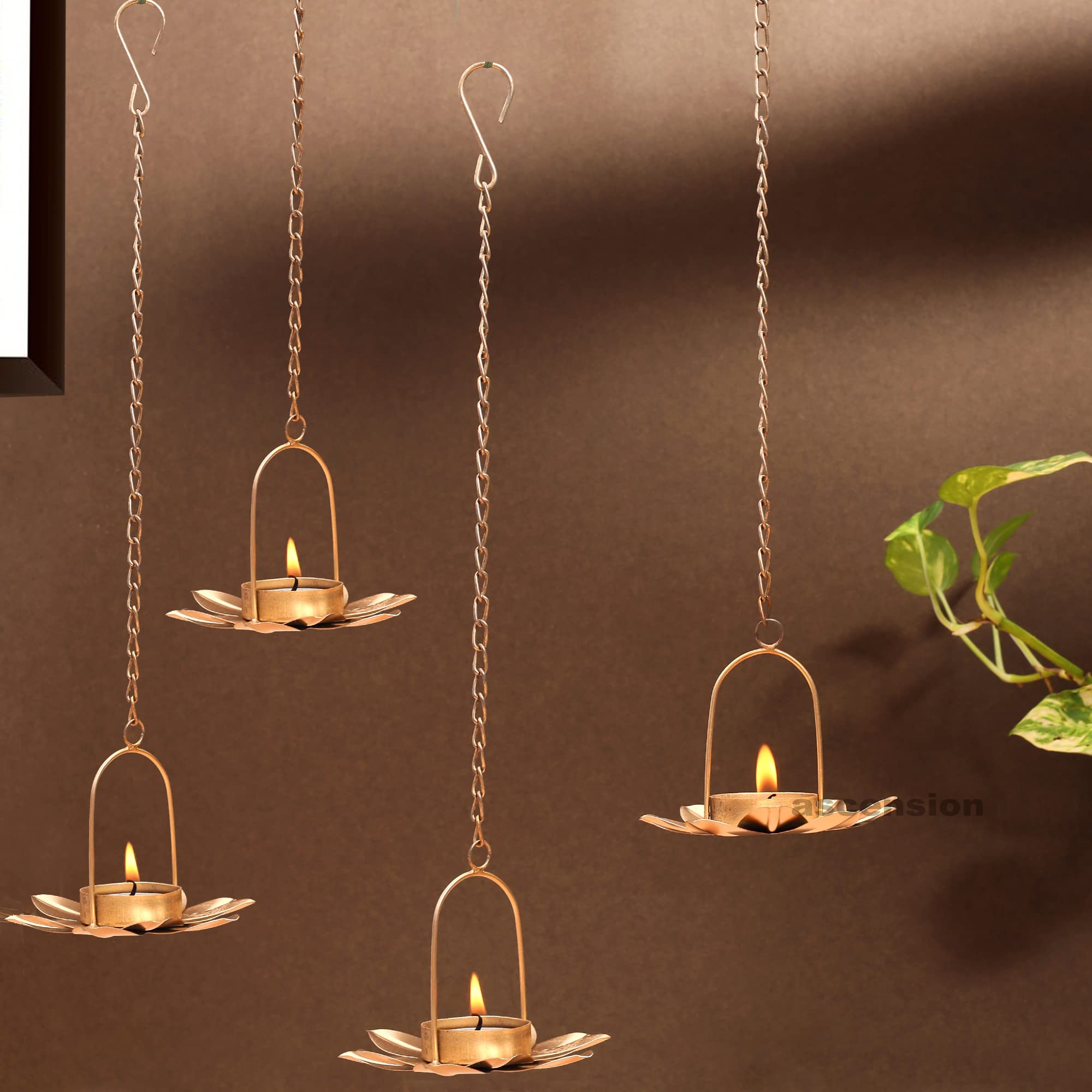 Ascension Metal Sconce Votive Flower Wall Hanging Tealight Candle Holder Candle Holders for Home Decoration (Pack of 8) (B0BD5PLJR4) Amazon Price History, Amazon Price Tracker