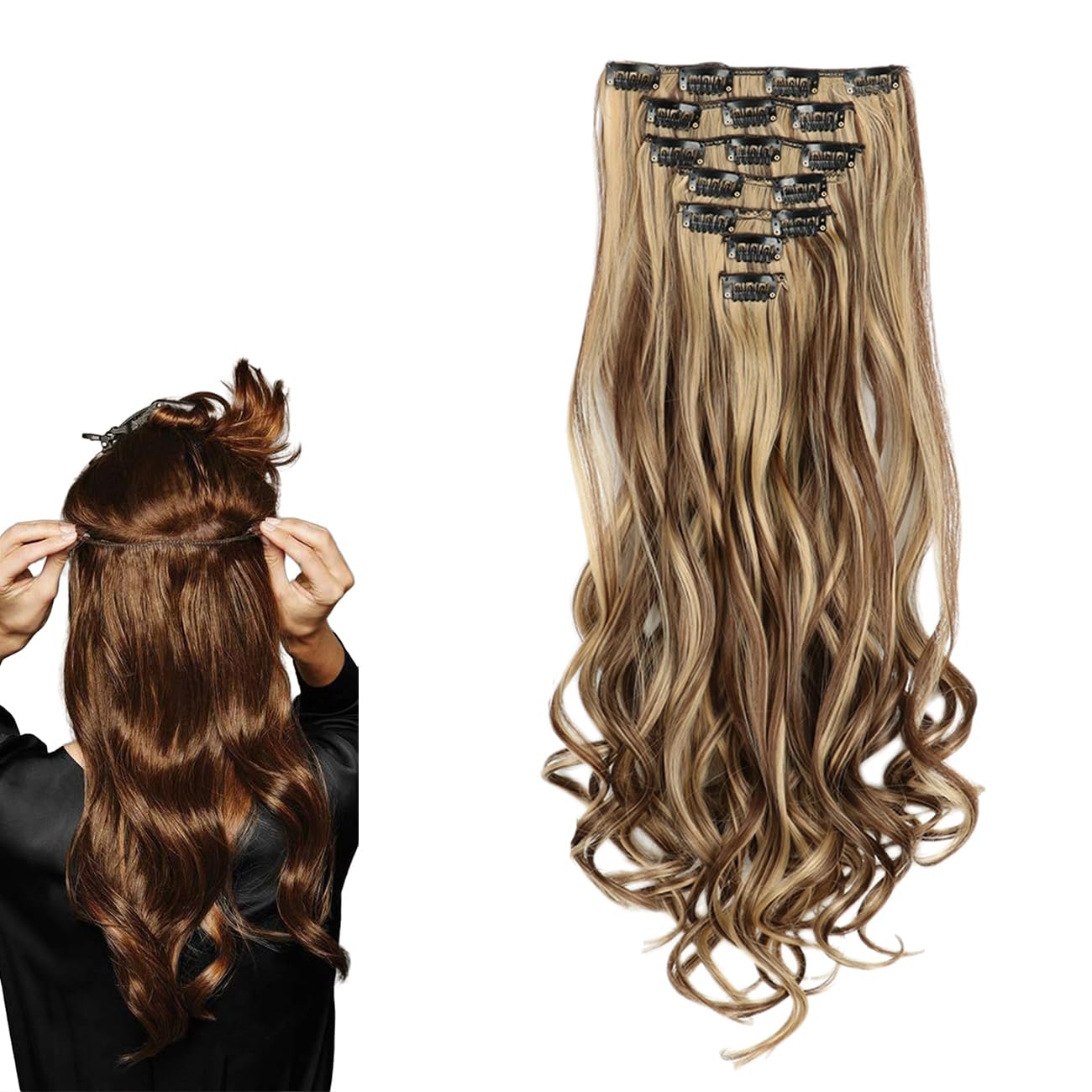 prinfantasy Exstension Haar Hair Extensions Clip In Haar Ext