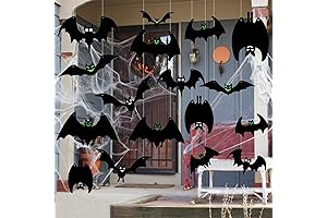 anditoy 60PCS Halloween 3D Bats Decoration