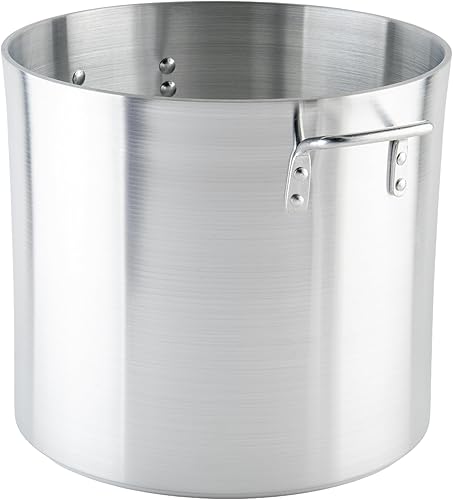 Winco 6.0mm Aluminum Stock Pot, 32-Quart