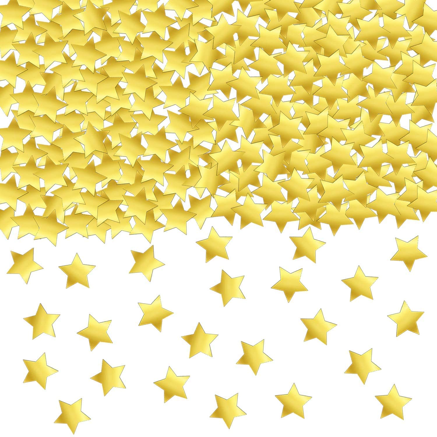 Gold Star Confetti Table Party Decorations – 1.7 Oz Golden Star Metallic Foil Sequin Confetti for Birthdays, Wedding, Baby Shower, Engagement | Twinkle Twinkle Little Star Decorations|Arts and Craft