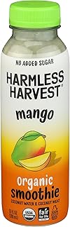 Harmless Harvest, Organic Mango Coconut Smoothie, 10 Fl Oz Bottle