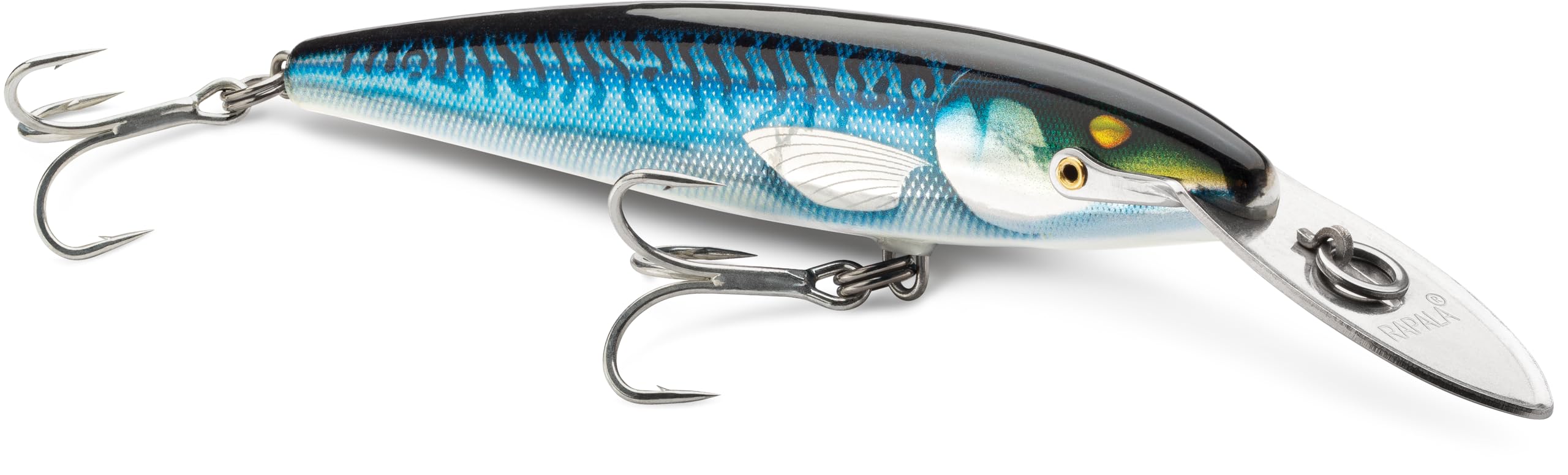 Rapala Conto alla rovescia Magnum Elite Minnow Lure, Affondamento Hard Bait, Acqua Salata e Acqua Dolce Trolling Lure, 5-3/4 ", Armored Silver Sgombro