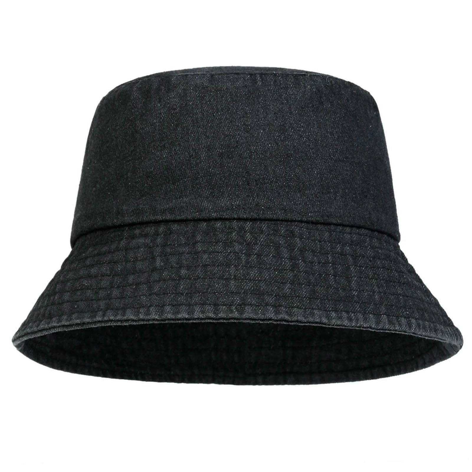 Kapelusz typu bucket unisex lekka deska jednolity kolor dżinsowe czapki wędkarskie czapki outdoorowe na co dzień czapka z filtrem przeciwsłonecznym