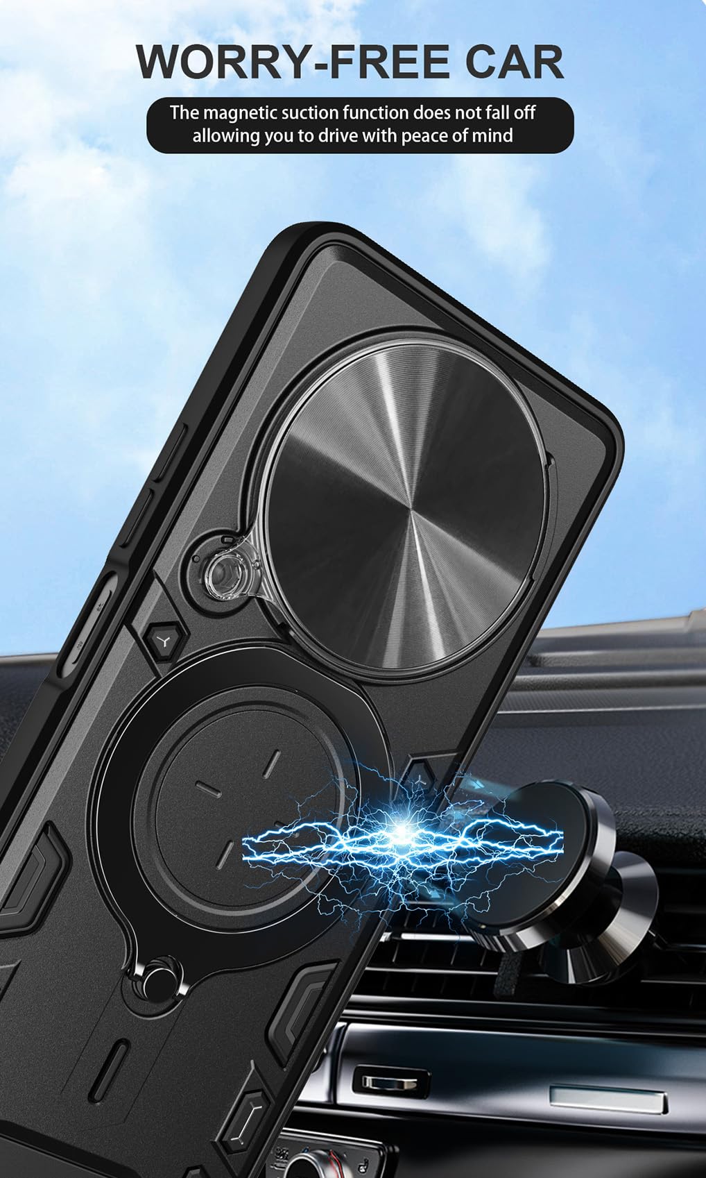 SEAHAI Clear Case For Xiaomi Redmi 14C/Xiaomi Poco C75 With Built-in - View #11