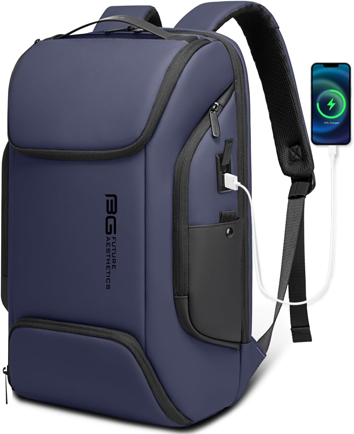 FUTURE AESTHEICS Business Laptop Smart backpack Can Hold 15.6 Inch Laptop Commute Backpack Carry on bag for men and women