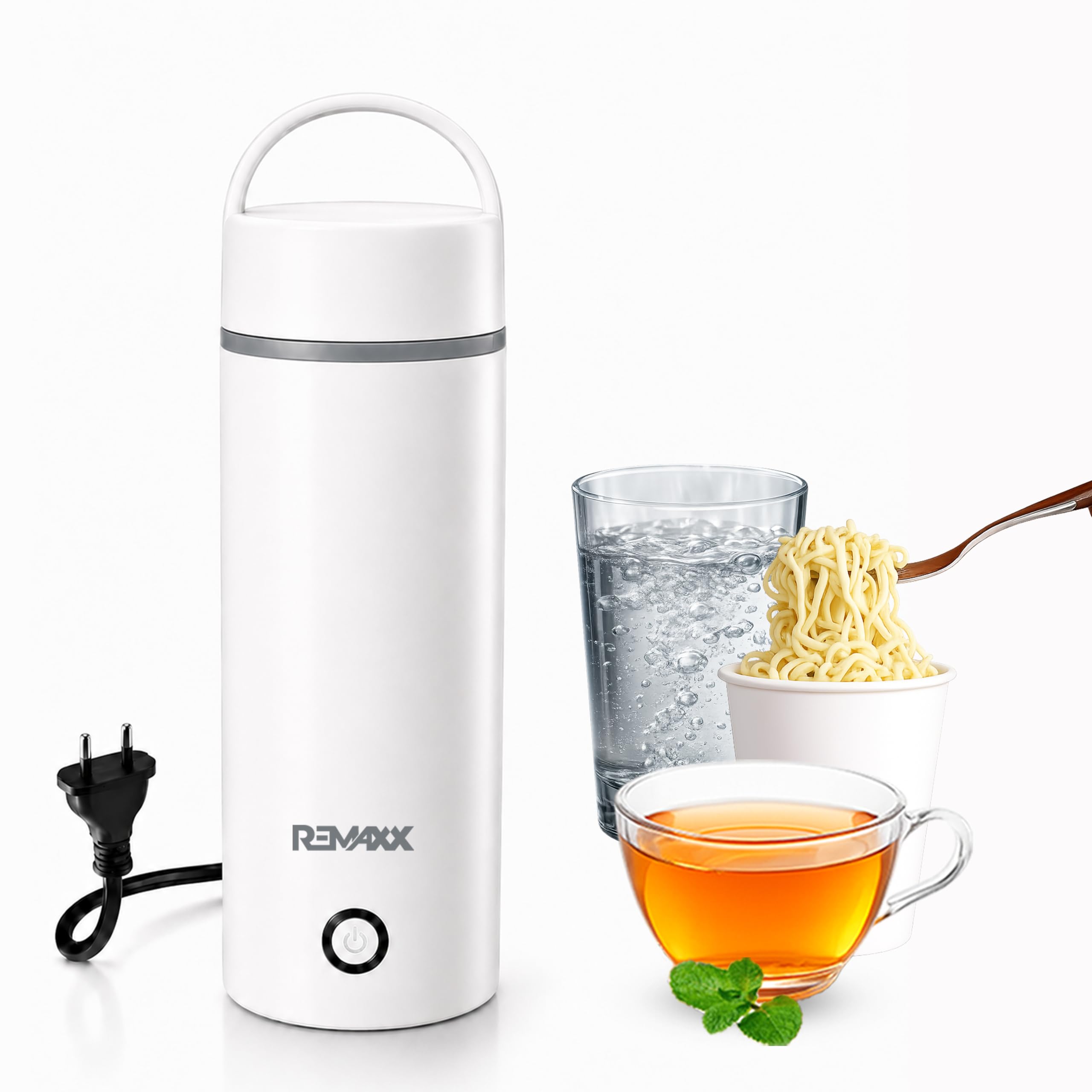 Remaxx Thermo X 400ML Electric Kettle | 304 Food Grade Stainless Steel | Fast Boil | 300W | Auto Shut-Off | Leak Proof | Cool Touch Body | Ideal for Office, Travel & Home (Portable)-image-18