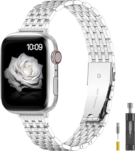 TISIMO Correa de reloj para Apple Watch de 1496in 1575in 1614in 1654in 1732in 1772in 1929in Ultra Series 8 7 6 5 4 3 2 1 SE SE2 para mujeres y