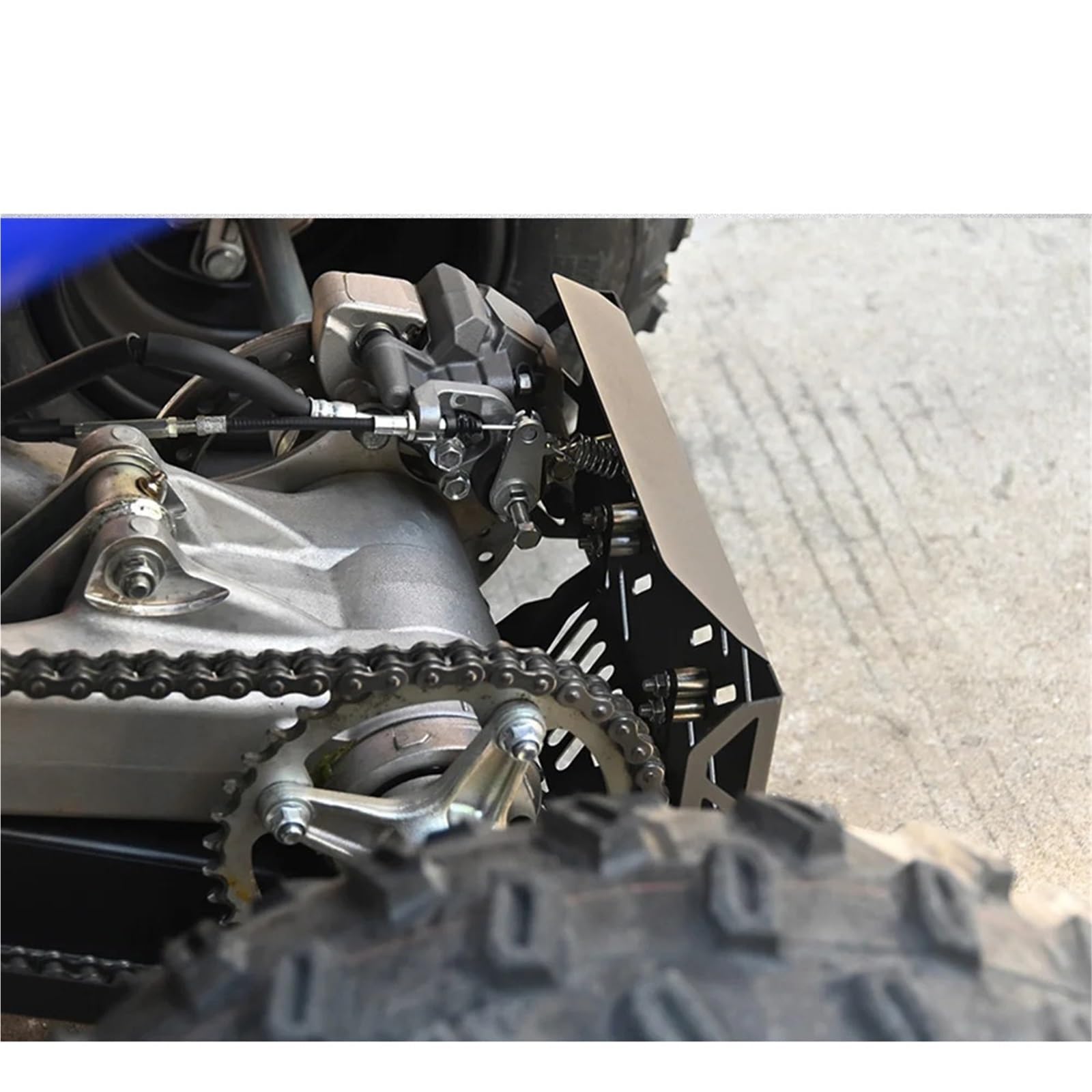 Per Raptor 700 2022-2025 Protezione della copertura protezione telaio piastra paramotore completo posteriore copertura motore Base del Motore
