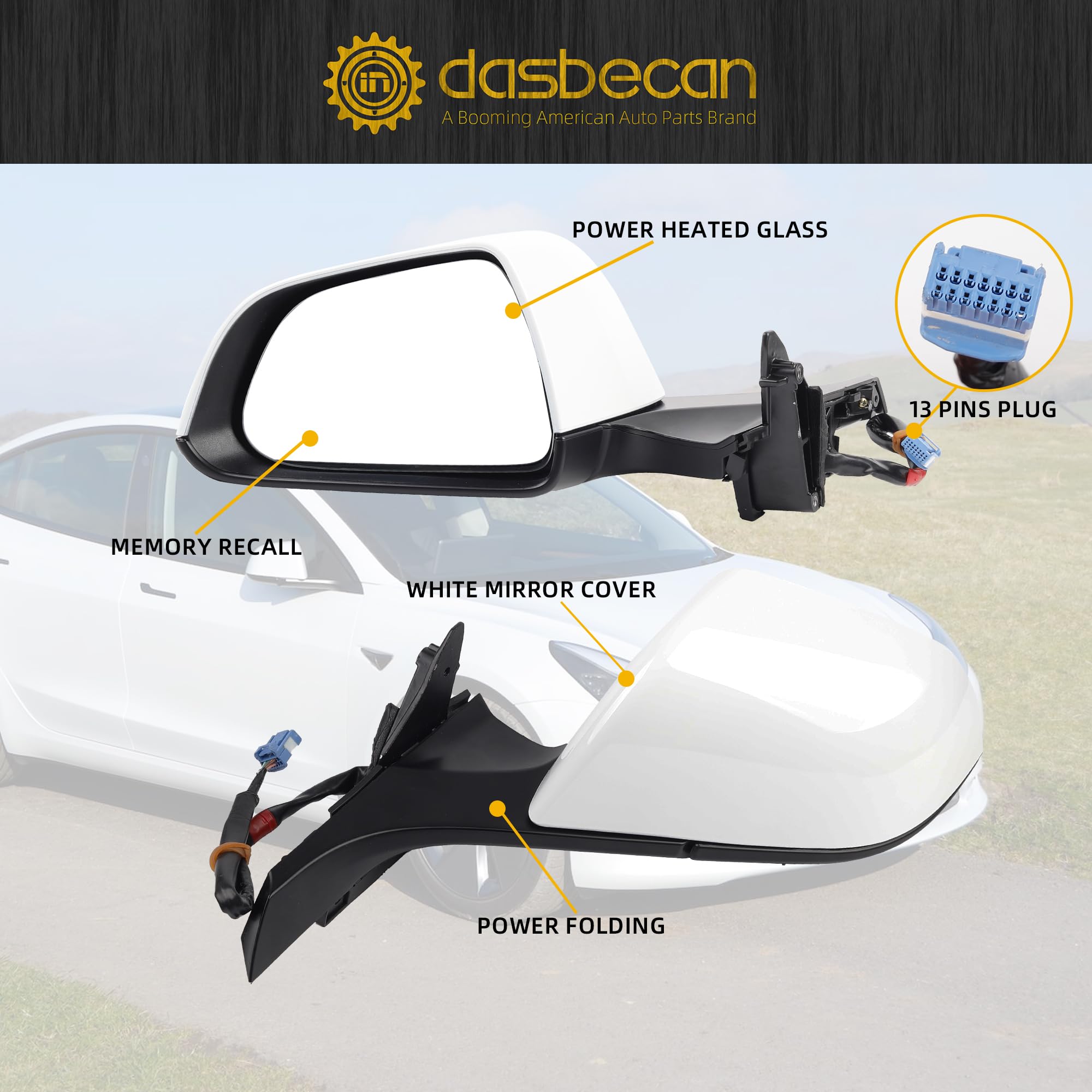 Sell New Power Heated Passengers Side Door Mirror For Toyota Sequoia Tundra In ON, CA, For US $80.55 - Foto 9