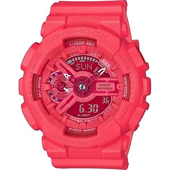 bright red g shock