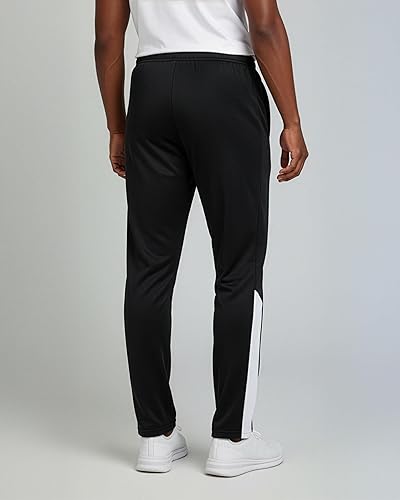 Miniatura 6 de Real Essentials Paquete de 3 Pantalones deportivos de tricot, informales, deportivos y activos, con parte inferior abierta y bolsillos para hombre