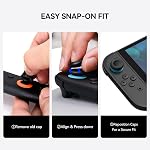 NEWDERY Replacement Thumb Grips for Nintendo Switch 2 Joy-Con | 10PCS, Anti Slip, Diamond Texture, TPU Grip Caps, Joystick Covers, Repair Kit Accessories, for Nintendo Switch 2 Joy-Con