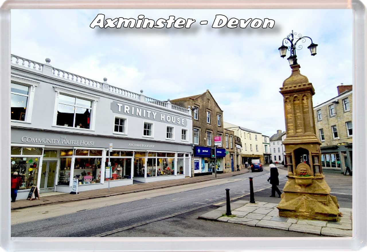 Baked Bean Store Multicolor Axminster - Devon - 96 X 67Mm Jumbo Fridge Magnet/Magnets Bbsfhm325
