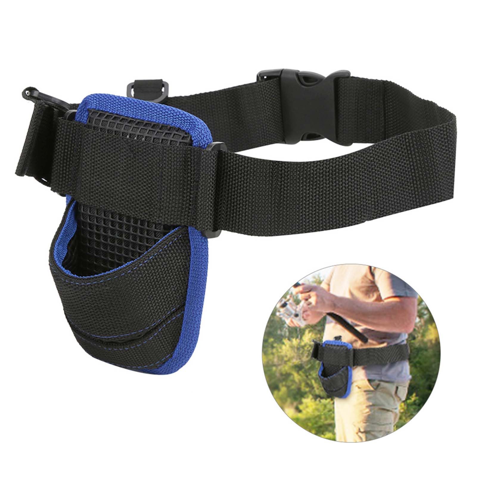 equlup Lightweight Fishing Belt Waist with Rod Holder Fabric Belt Strap Support Waist Rod Holder Angling Tools Fishing Accessories