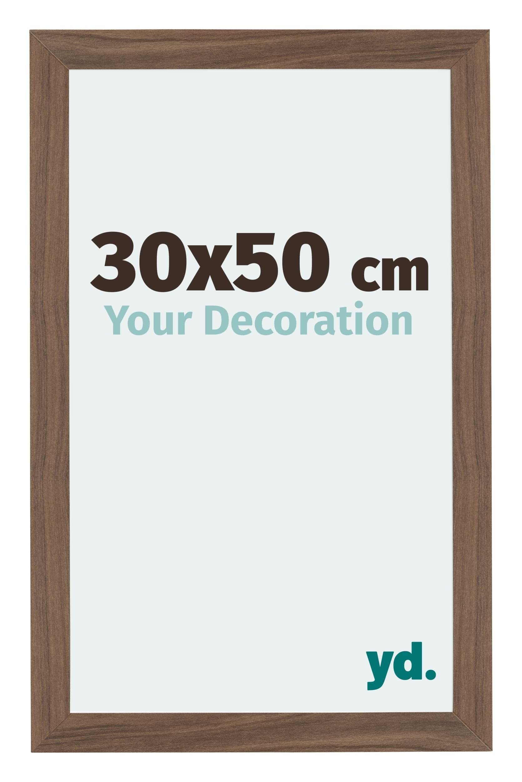 Your Decoration - Picture Frame 30x50 cm - Walnut Dark - Decorative Wall Frame in MDF with Antireflection - Frame 30x50 - Mura โ image 1