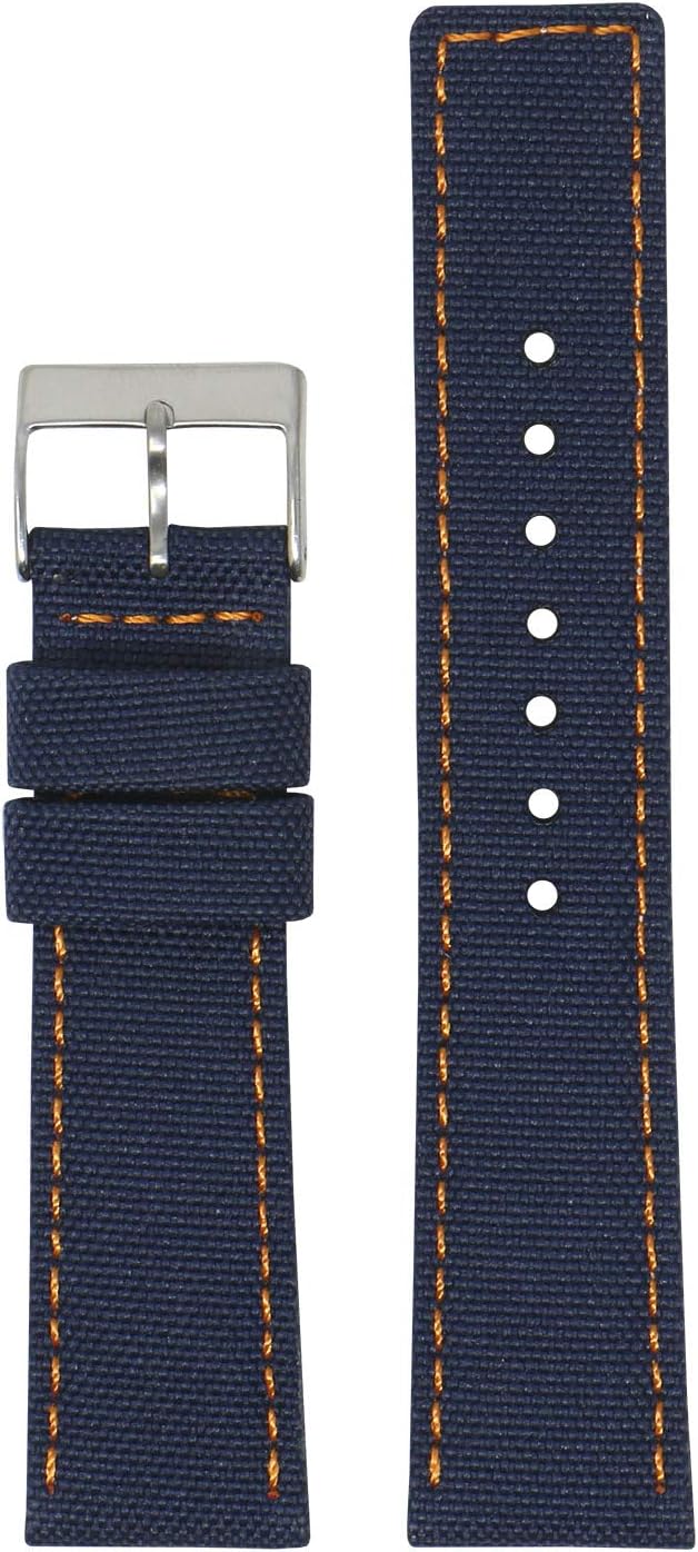 DASSARI Nylon Quick Release Watch Band Strap - Choose Your Color - 18mm 20mm 22mm 24mm