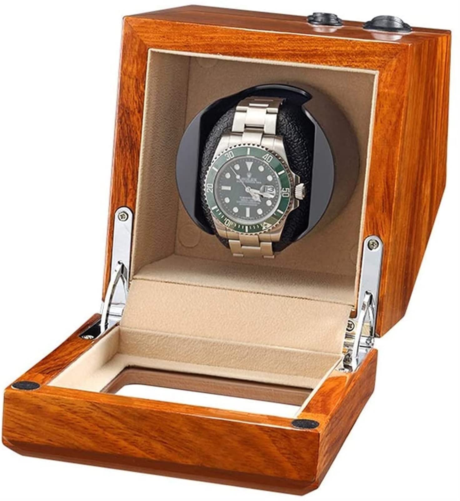 Remontoir de montre automatique blanc avec coussin ajustable et 5 modes