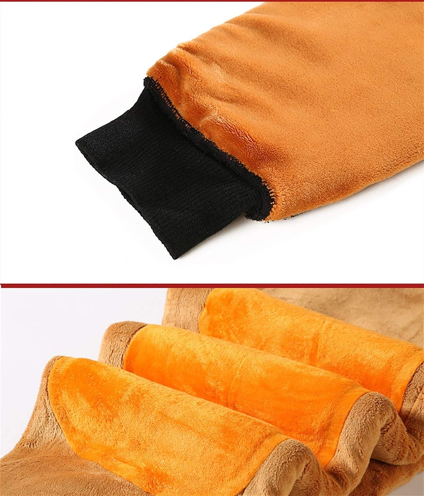 G&F Hombres Pantalones Ropa Interior Térmica Algodón Espesar Calzoncillos Largos Parte Inferior Capa Base For Cámping Invierno M-5XL