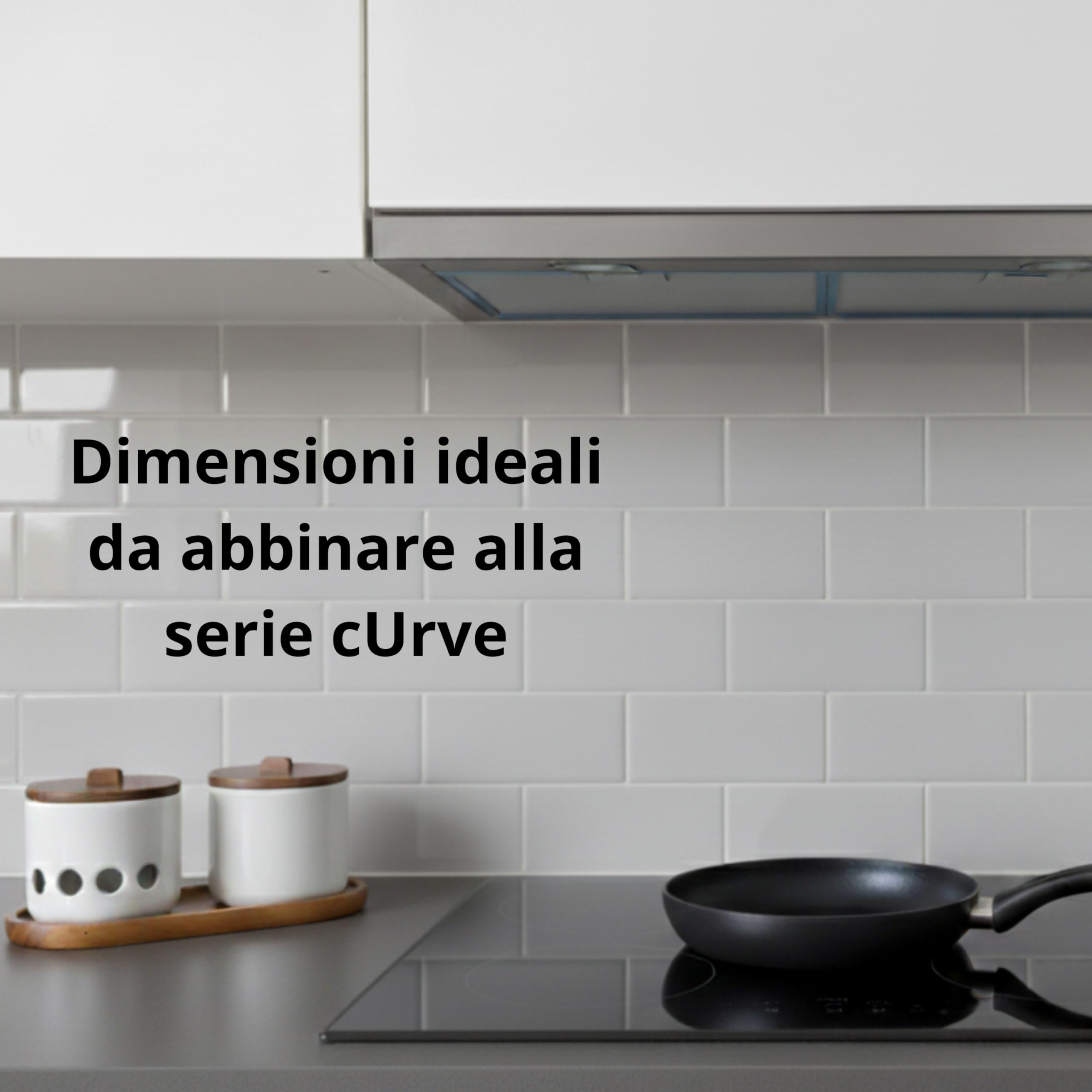 Vassoio Decorativo in Legno di Acacia CURVE - Vassoio Organizzatore Ovale per Cucina e Bagno. Ideale per Sale e Zucchero o Dispenser Sapone. 26 x 14 cm.