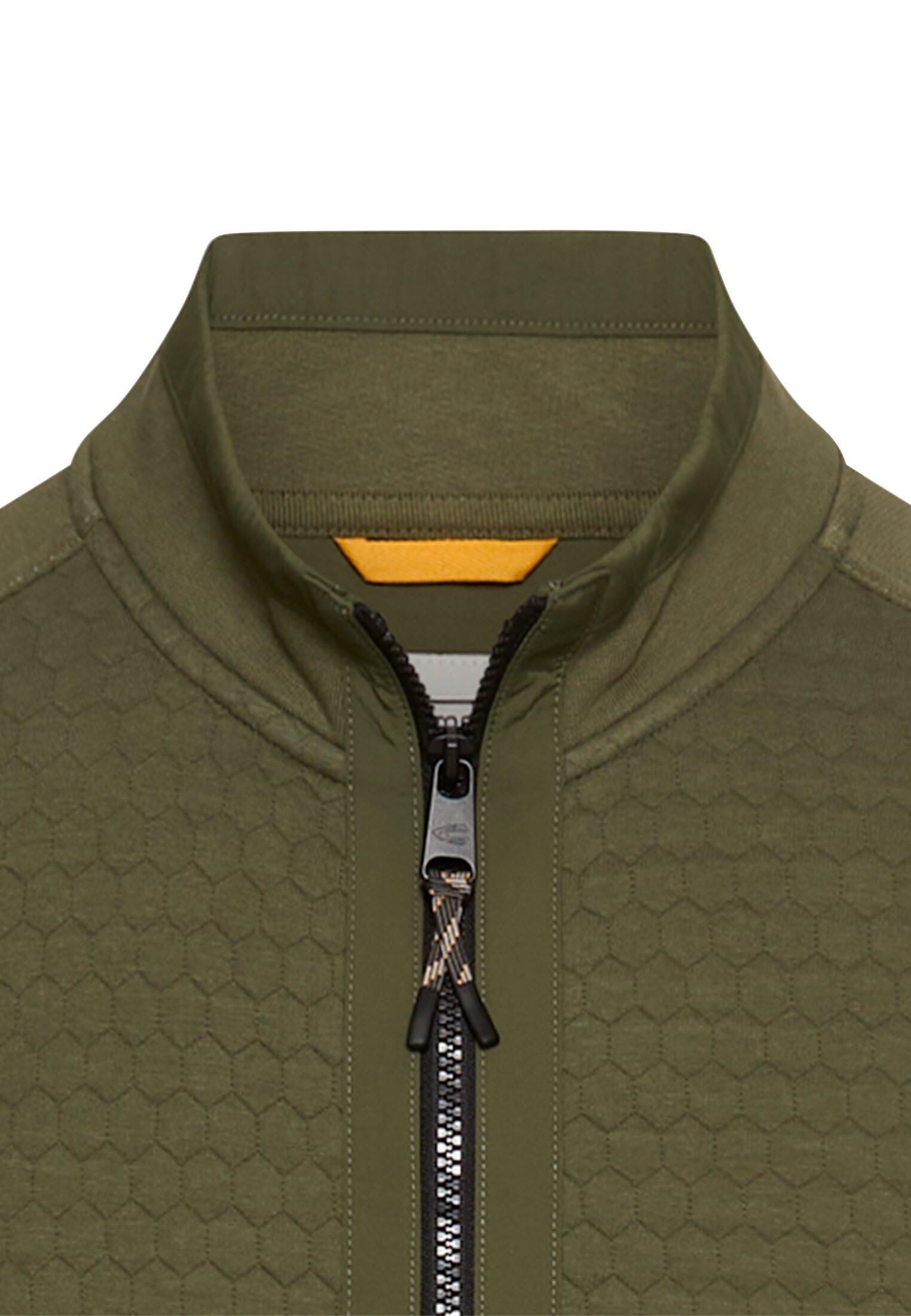 camel active Męska bluza z mieszanki bawełny, leśna zieleń, M