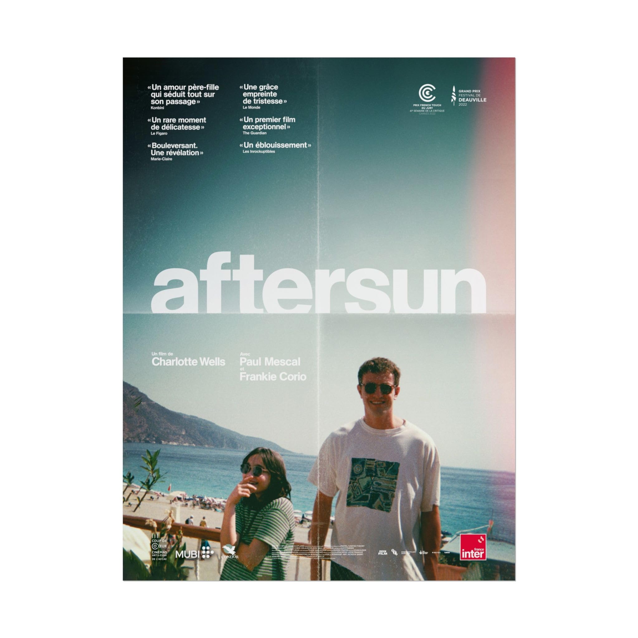 Poster arrotolato del film Aftersun, decorazione da parete, decorazione per la casa, senza cornice, S-37