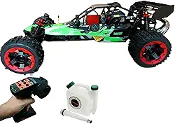Carro de Controle Remoto a Gasolina Baja 5A Off Road Potência 29cc Baha Buggy Combustão Rc Escala 1:5 80KM/H - Gigante e Potentye - no Brasil (VERDE/BRANCO/PRETO)