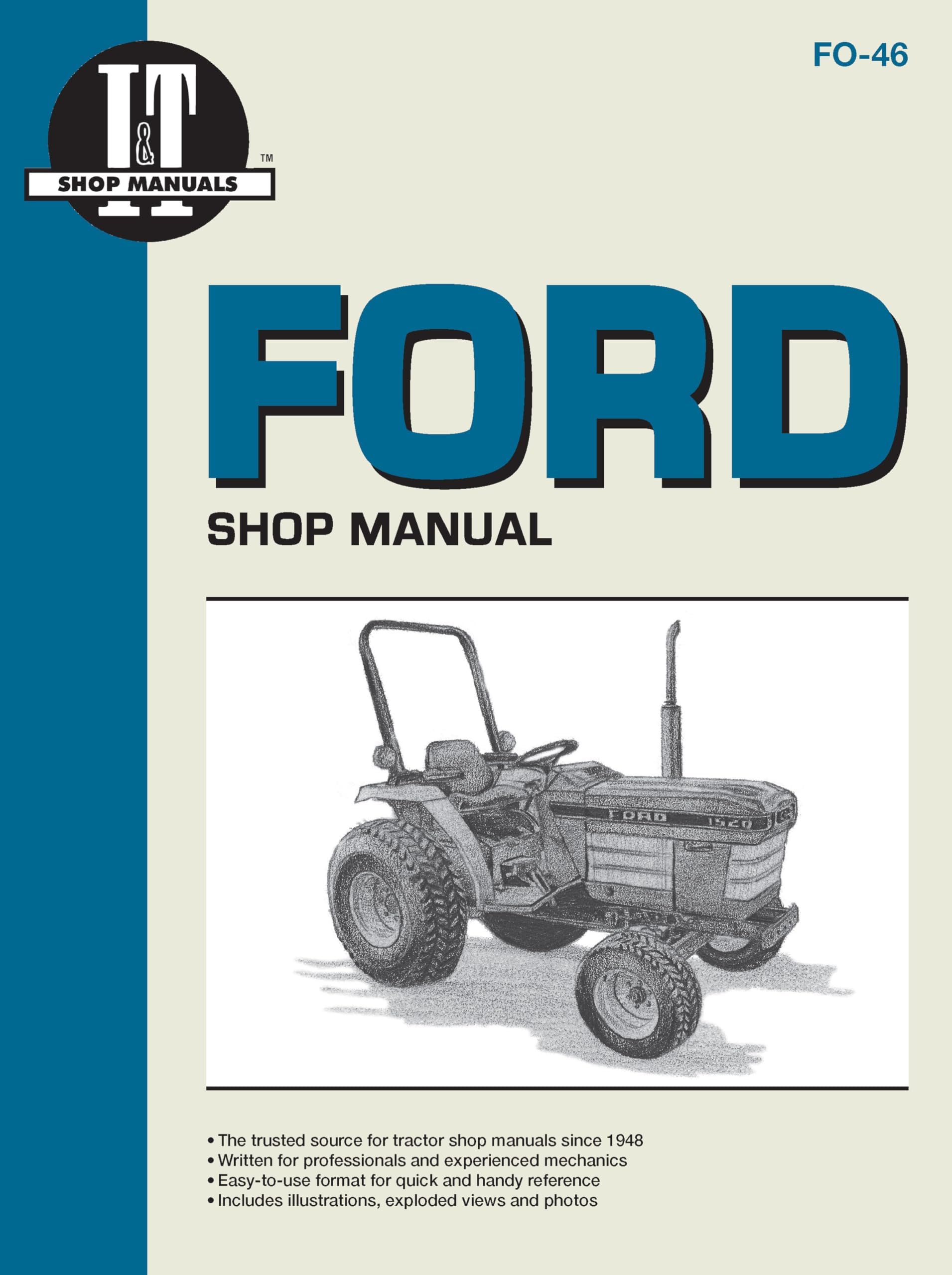 - Ford Shop Manual Models 1120 1220 1320 1520+ (Manual Fo-46)