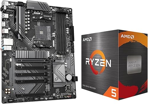 Miniatura 9 de Micro Center AMD Ryzen 5 5500 Procesador de escritorio con tarjeta madre Gigabyte A520M S2H Micro ATX