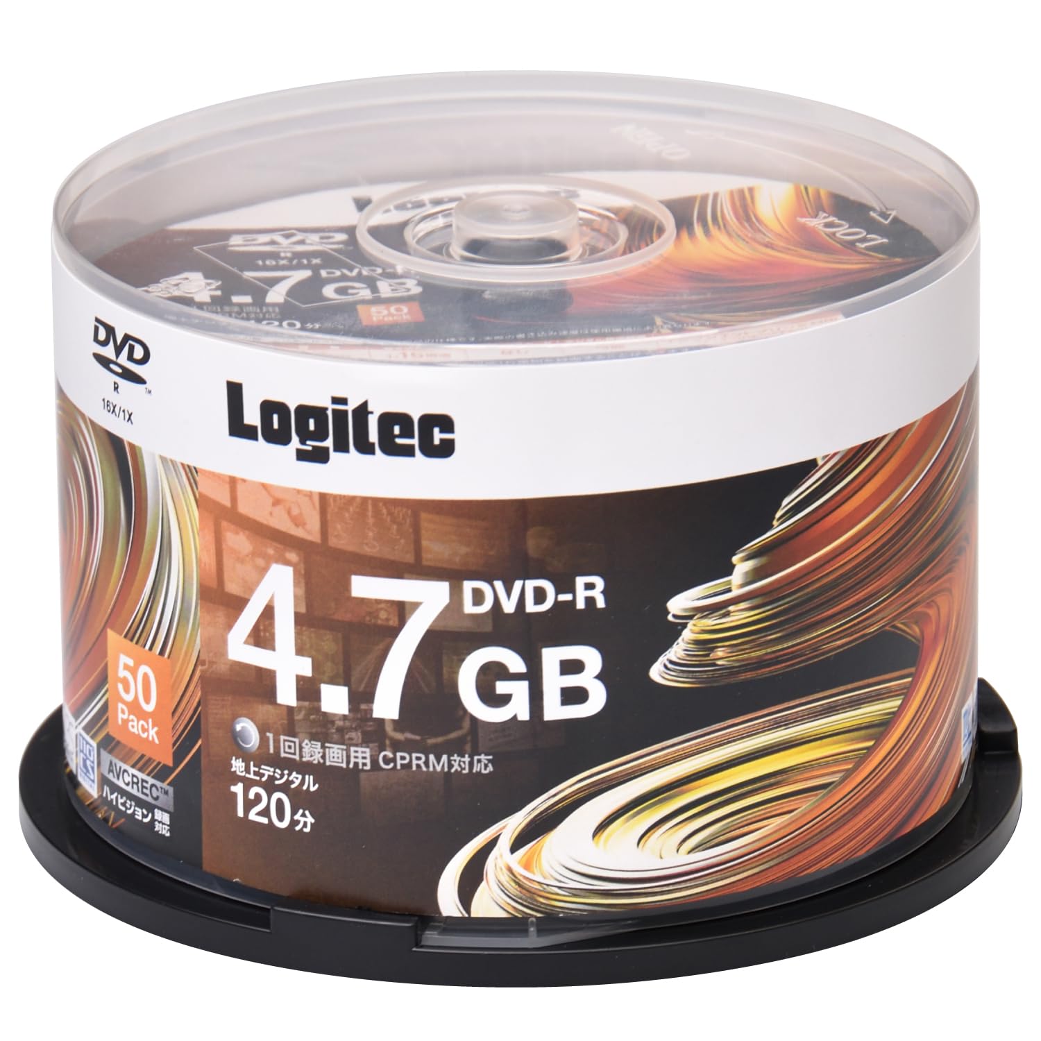 Amazon.co.jp: ロジテックダイレクト DVD-R CPRM対応 1回記録用 録画用
