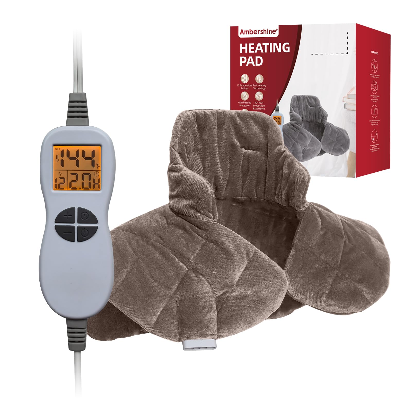 Amazon.com: Ambershine 19''x24'' Weighted Neck & Shoulder Heating