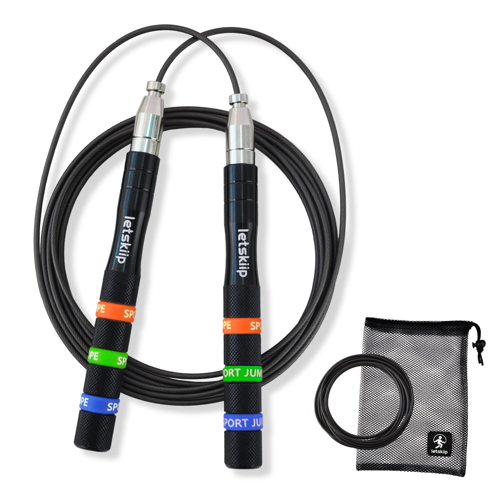 Letskiip Speed Jump Rope for CrossFit & Boxing